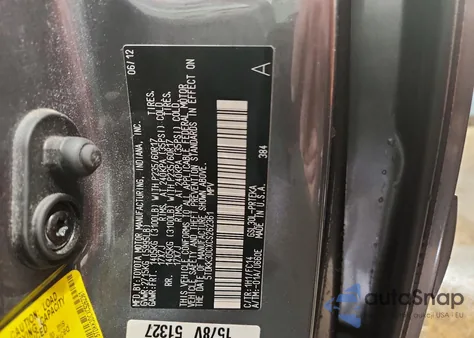 2012 Toyota Sienna Le 8-Passenger z USA, uszkodzony, nr VIN 5TDKK3DCXCS262361